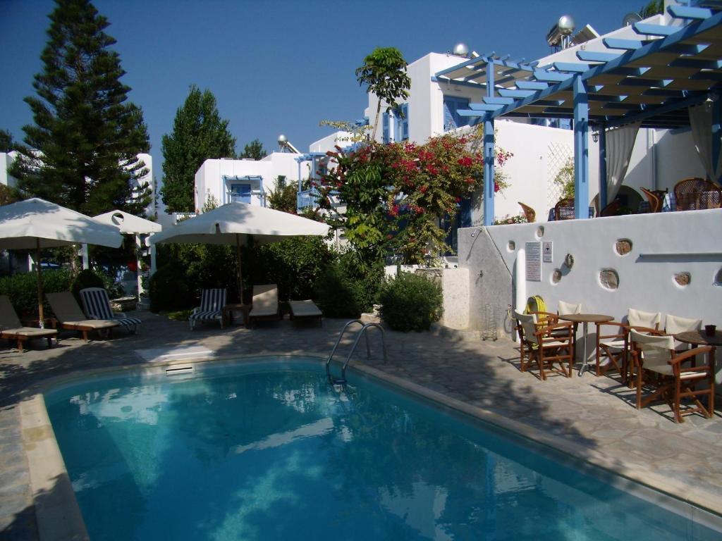 Panorama Paros Hotell Rum bild